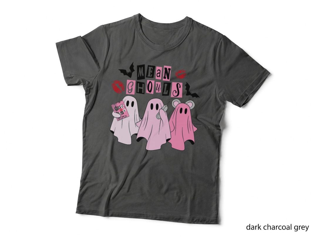 Cute Ghost Mean Ghouls Funny Halloween Costume Spooky Season T-Shirt