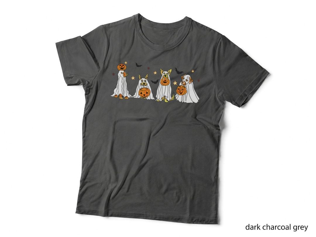 Dog Ghost Funny Halloween Mummy Dog Lover Pumpkin Costume T-Shirt