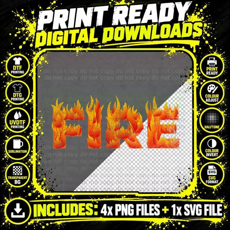 FIRE Halloween Costume FIRE AND ICE Matching Couples Png SVG Digital Bundle