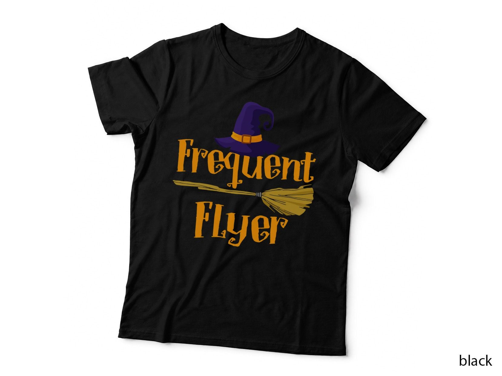 Frequent Flyer Witch Halloween Costume T-Shirt