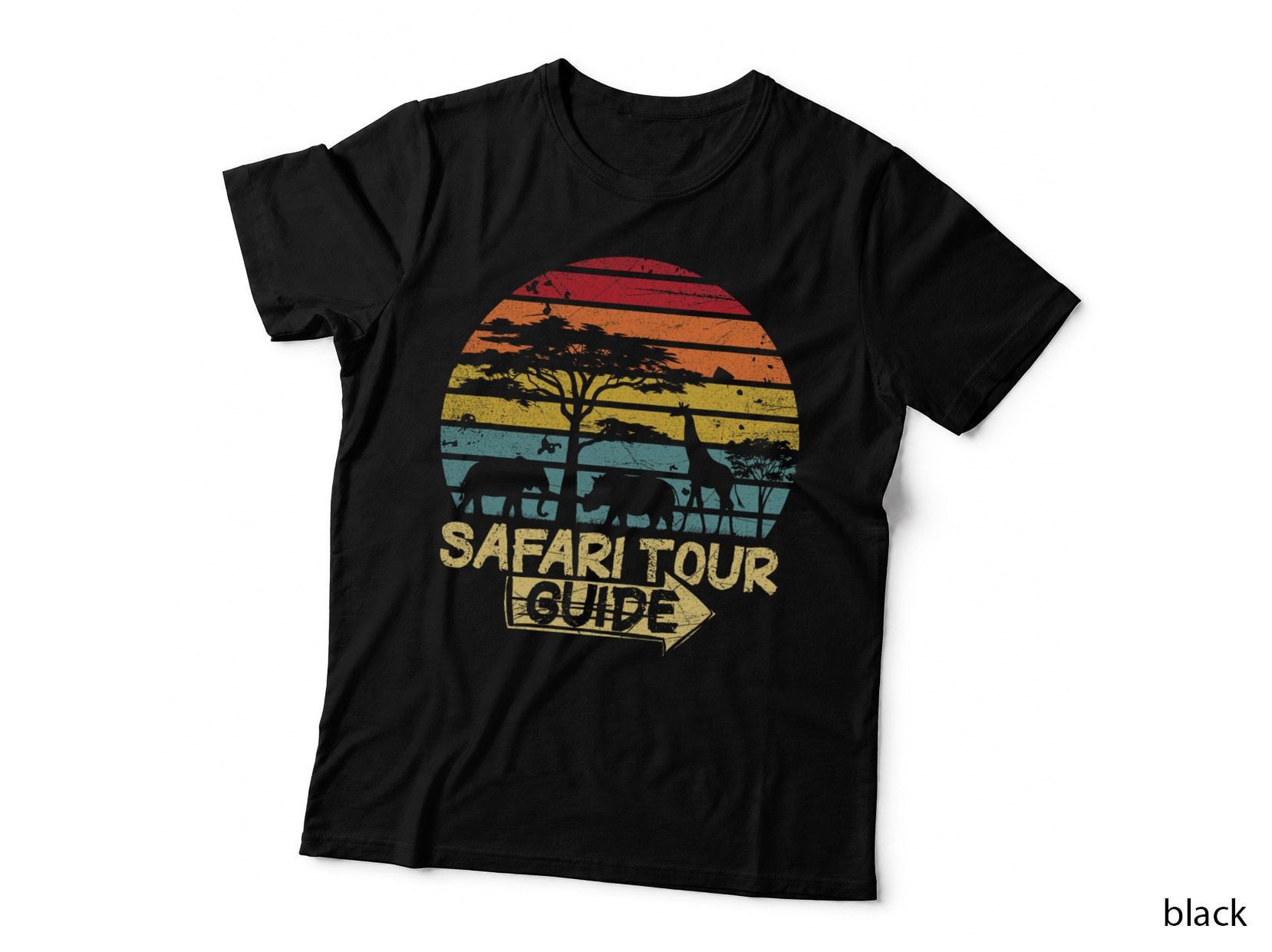 Funny Halloween Costume Vintage Safari Tour Guide Kid Adults T-Shirt