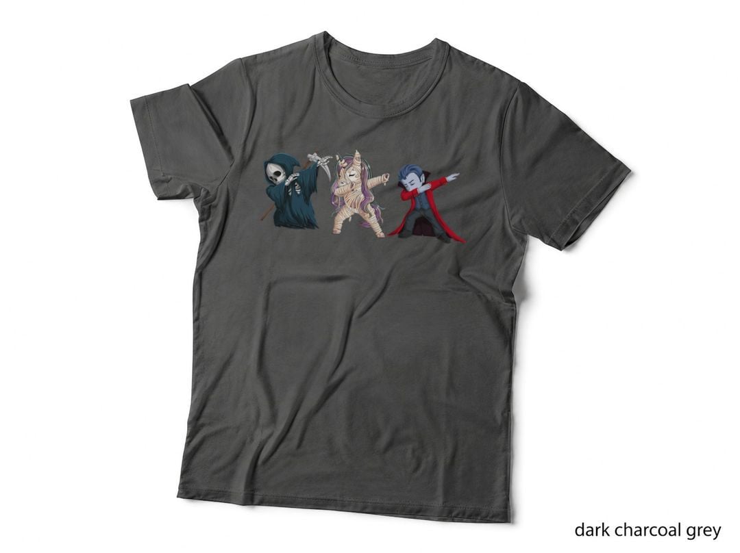 Halloween Costume Zombie Unicorn Mummy Kids Horror Girls T-Shirt