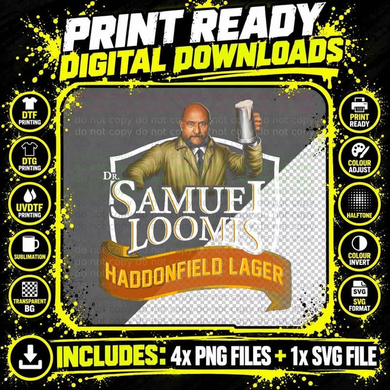 Halloween Costume, Horror Movie Fan, Slasher Tee Png SVG Digital Bundle