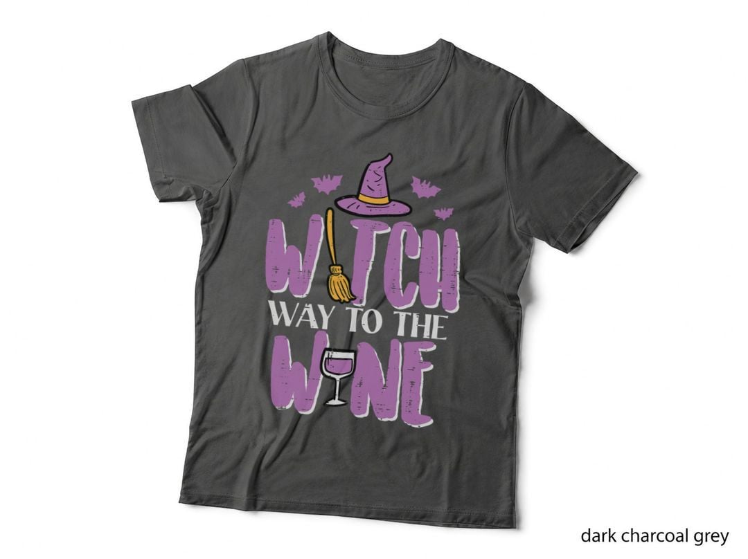 Halloween Witch Way to Funny Pun Costume Party Mom Women T-Shirt