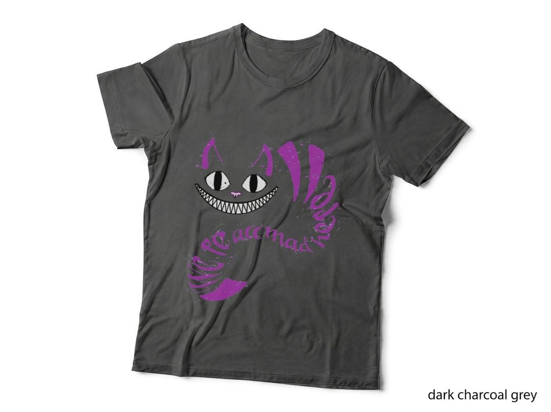 Horror Halloween Tshirt We Are All Mad Here Witch Halloween