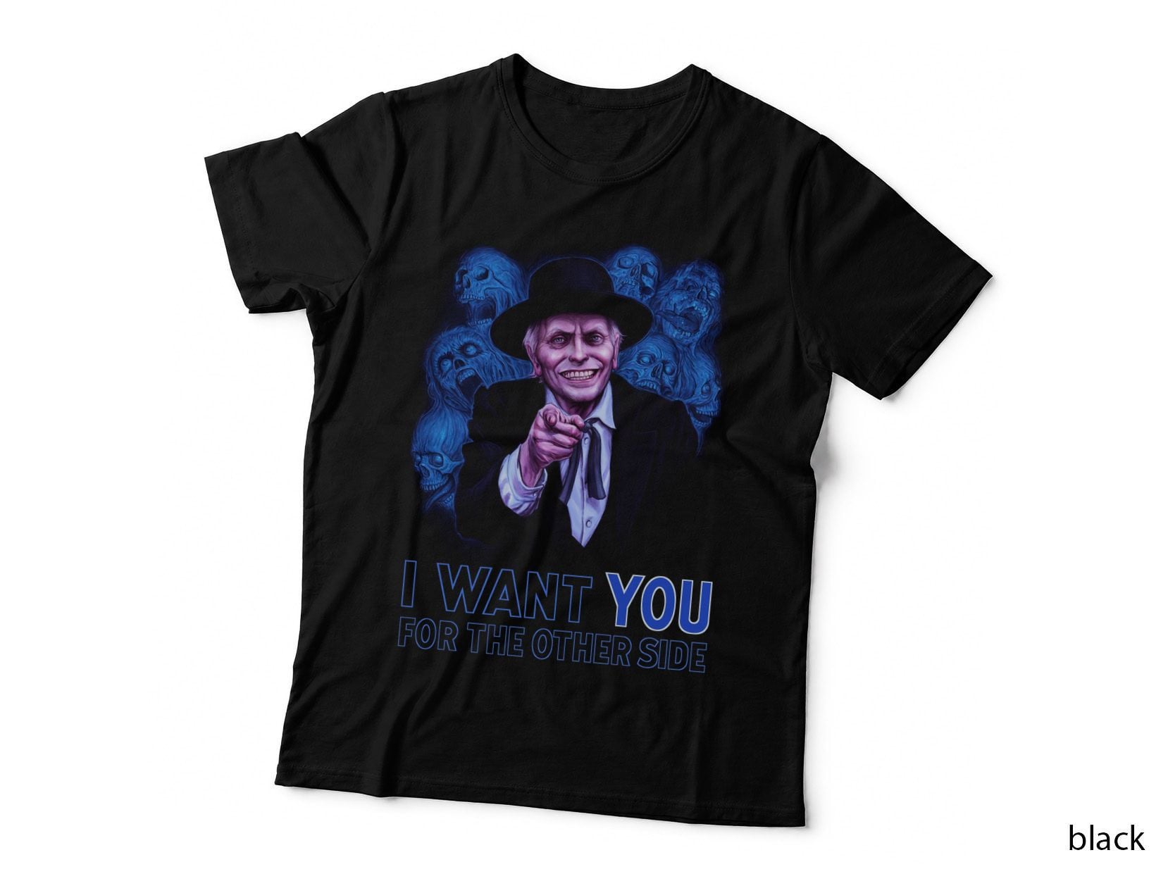 Horror Movie Villain T-Shirt, Halloween Costume, Scary Mask Print