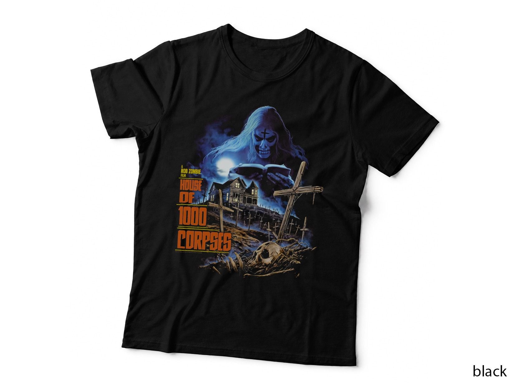 House of 1000 Corpses Horror T-Shirt, Gothic Apparel, Dark Art Print