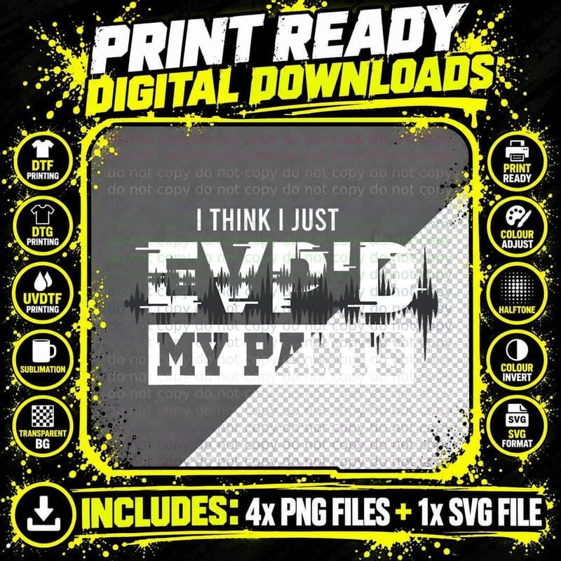 I Think I Just Evp'd My Pants Ghost Hunting Investigator Png SVG Digital Bundle