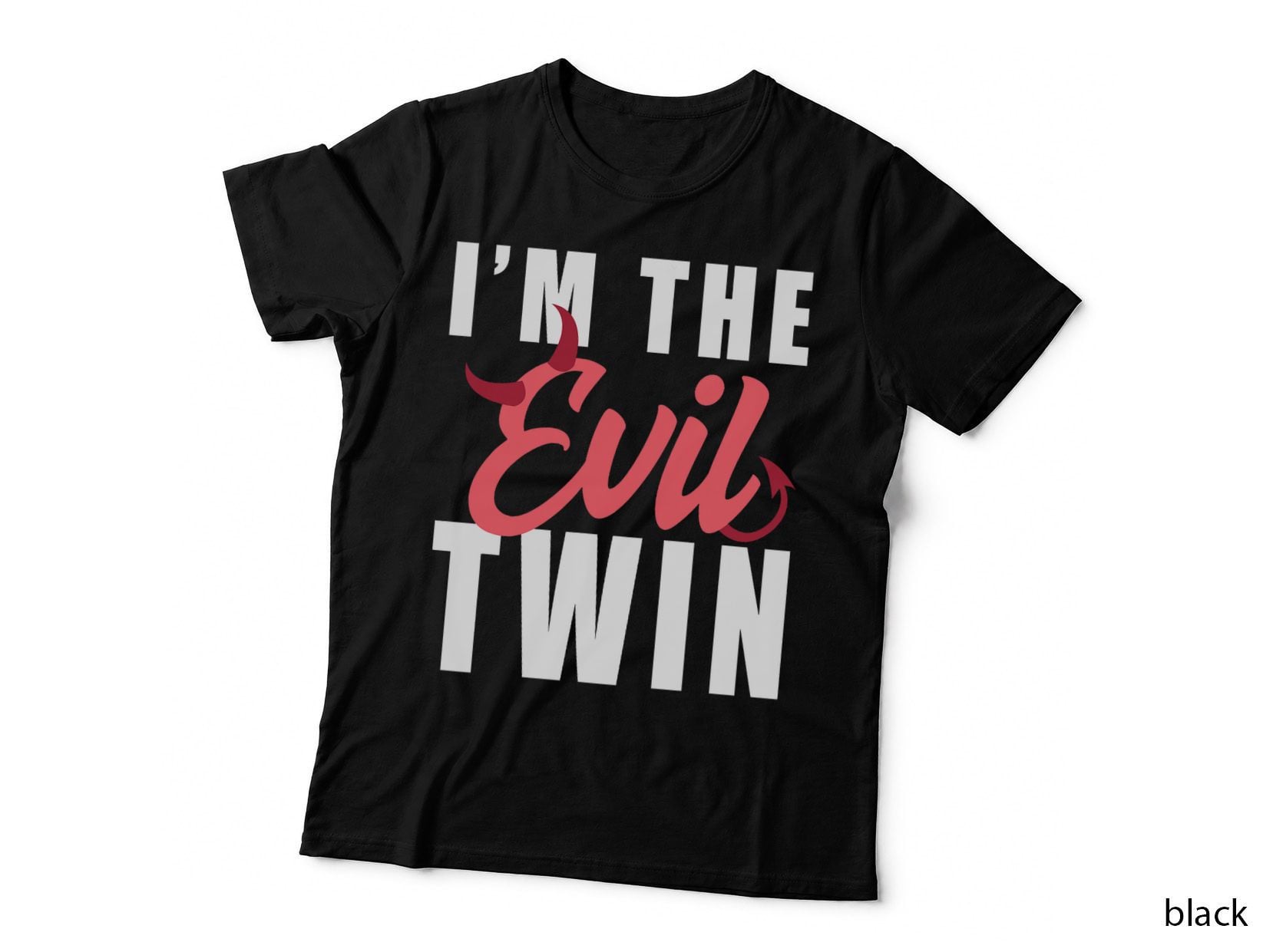 I'm the Evil Twin Halloween Funny Horror T-Shirt