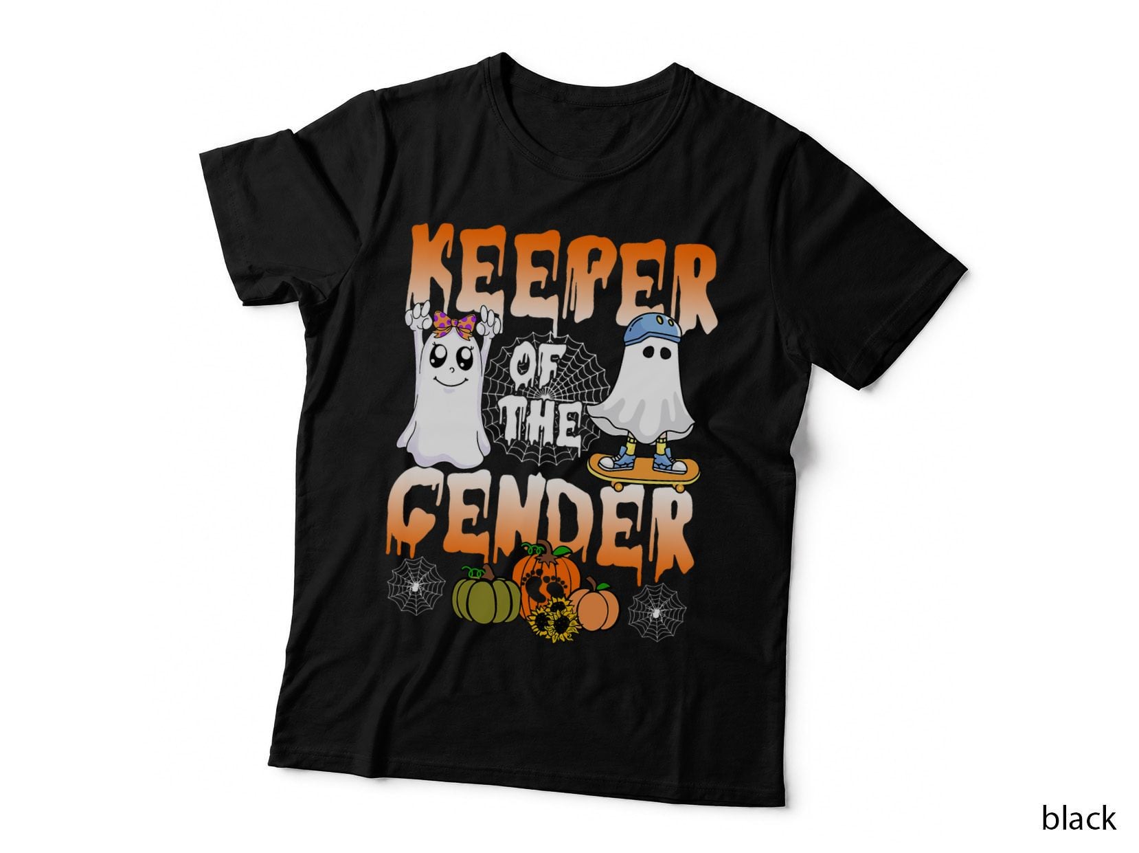 Keeper of the Gender Halloween Shirt Ghost Pumpkin Baby T-Shirt