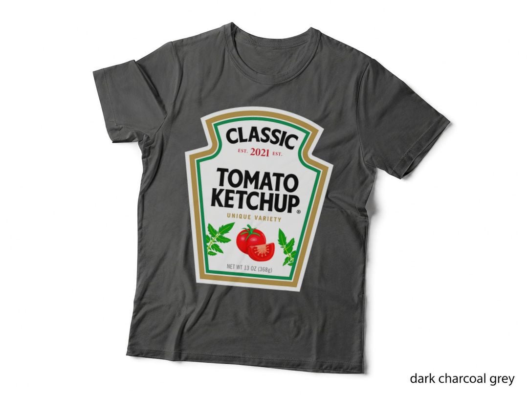 Ketchup Costume Matching Couples Groups Halloween Ketchup T-Shirt