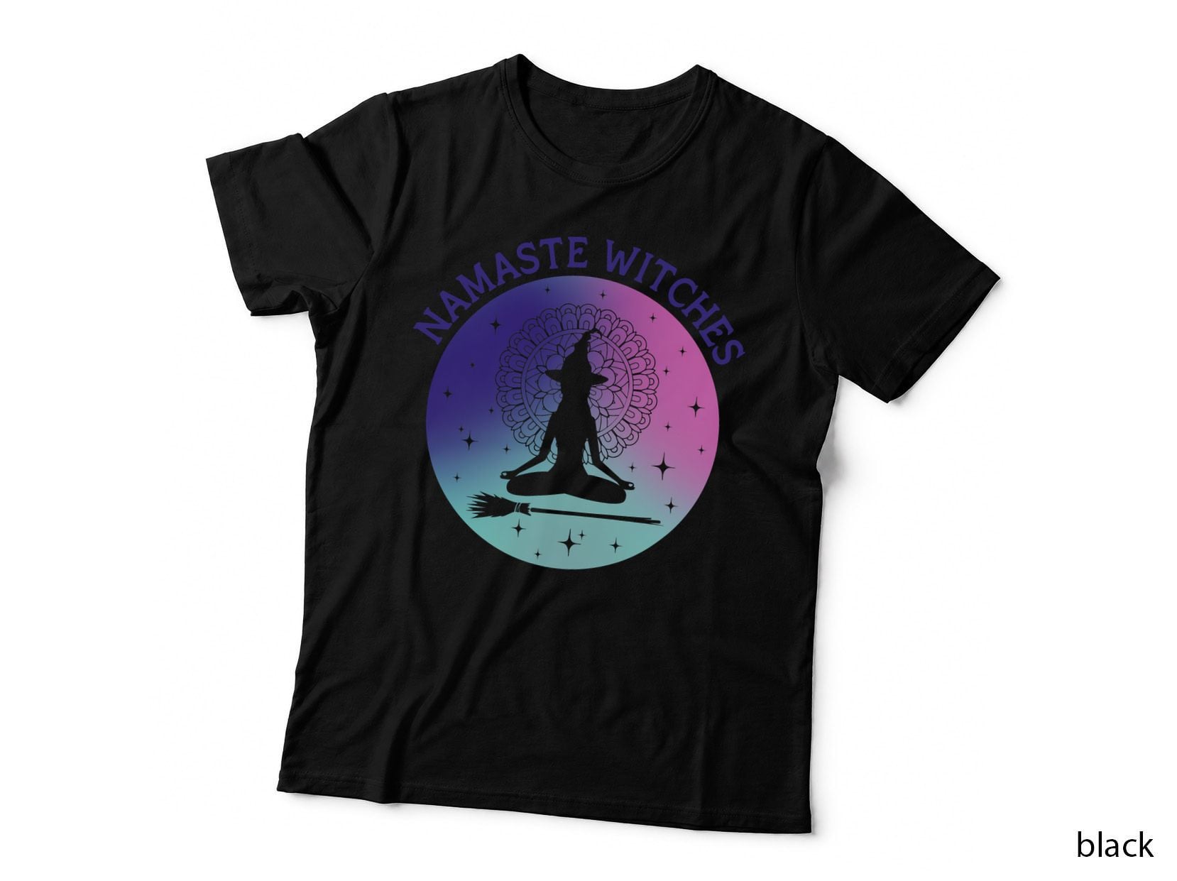 Namaste Witches Halloween Yoga T-Shirt