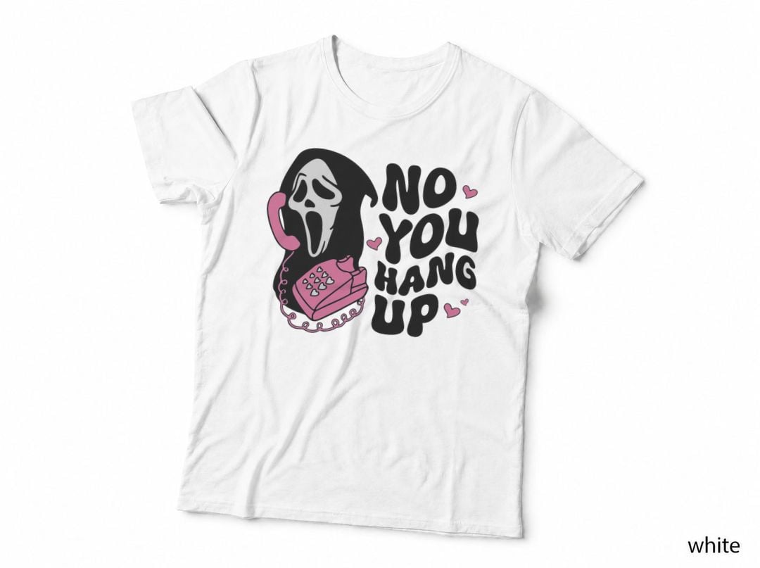 No You Hang up Ghost Halloween T-Shirt