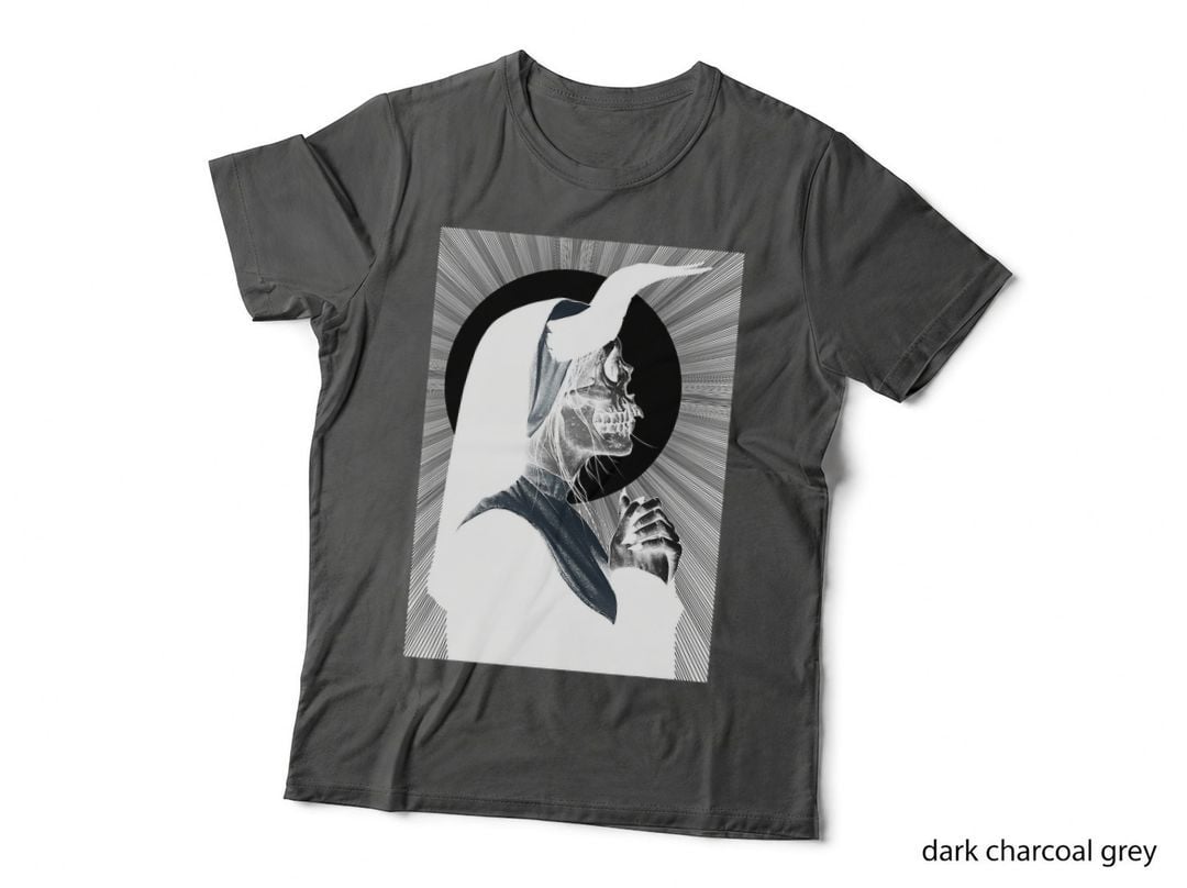 Occult Gothic Dark Satanic Unholy Witchcraft Horror Goth Nun T-Shirt