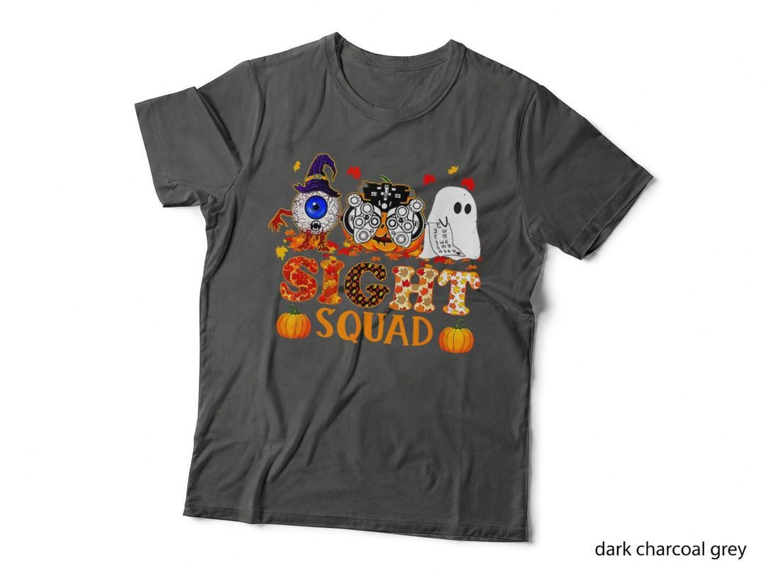 Optometrist Halloween Sight Squad Witch Pumpkin Optician T-Shirt