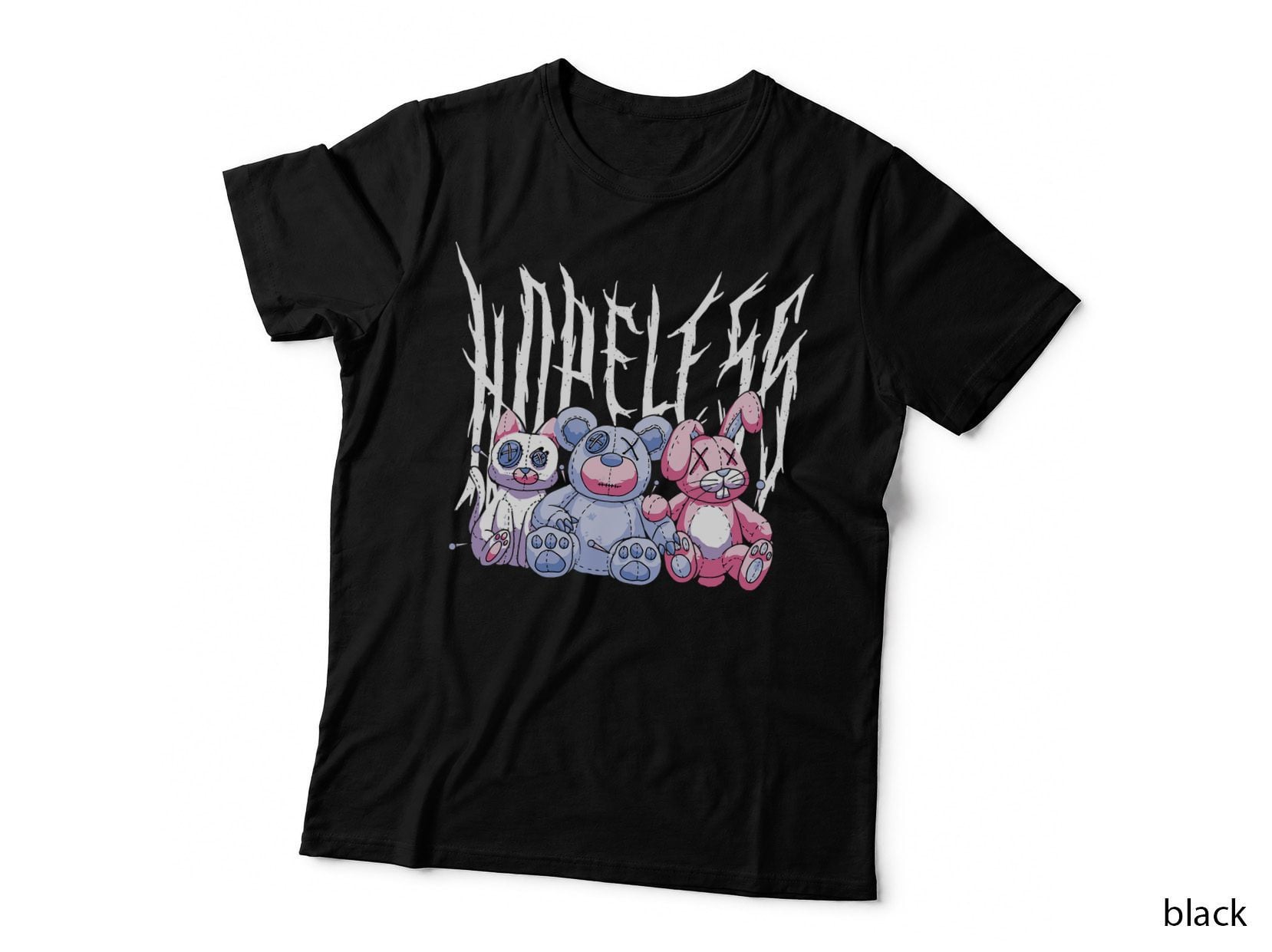 Pastel Goth Cute Creepy Hopeless Kawaii Stuffed Animals T-Shirt