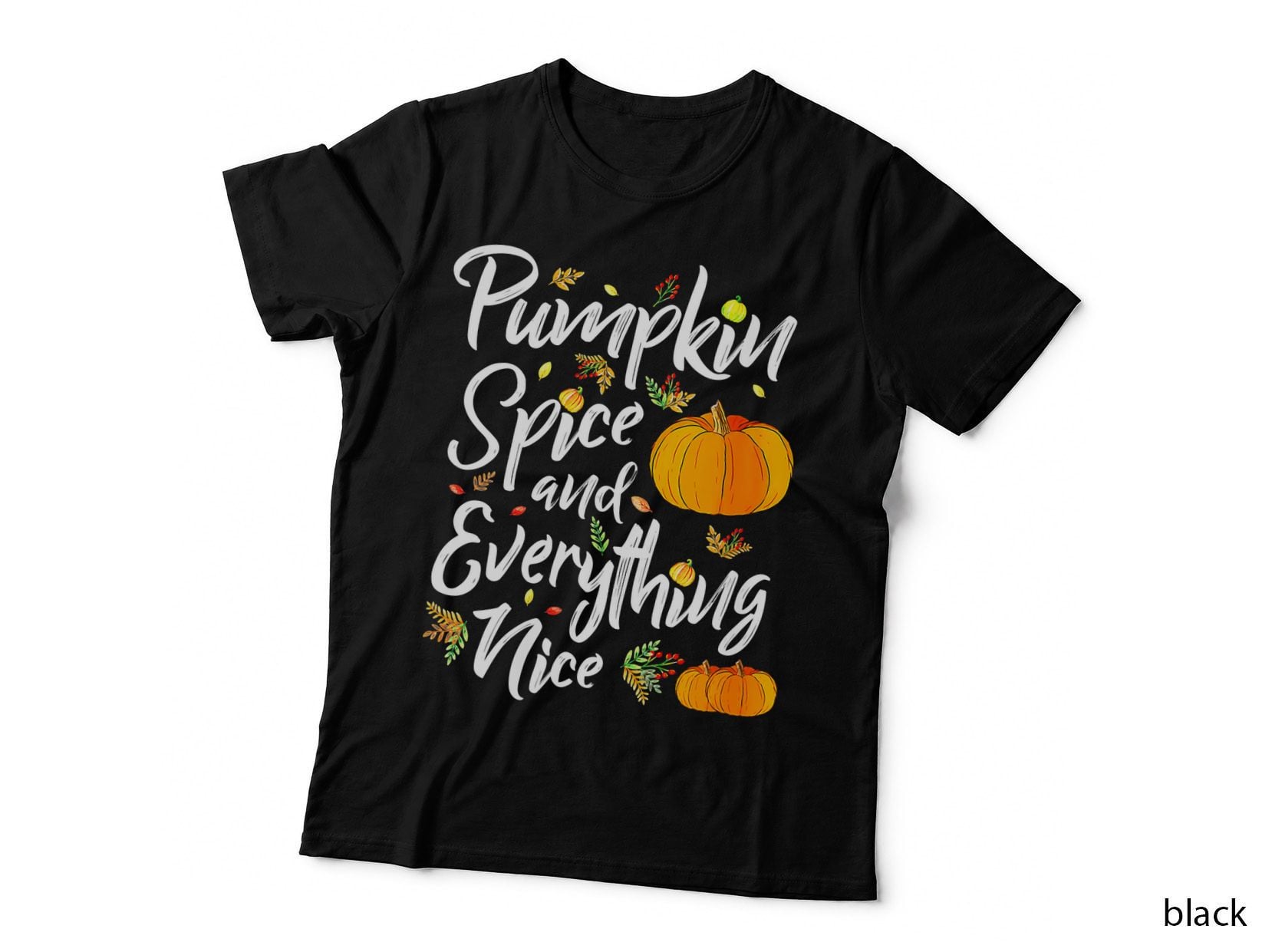 Pumpkin Spice and Everything Nice Fall Vibes Fall Season T-Shirt