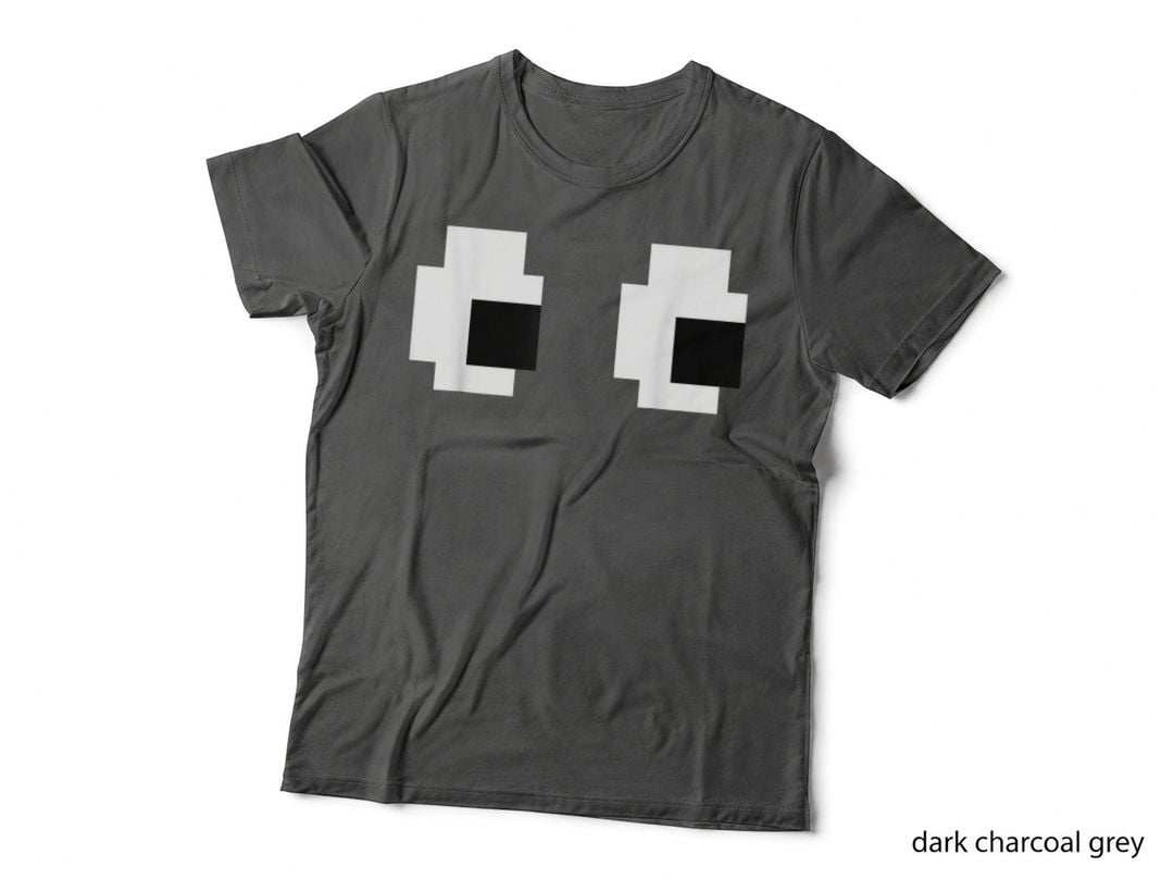 Retro Arcade Game Ghost 80s 8 Bit Halloween Group Costume T-Shirt