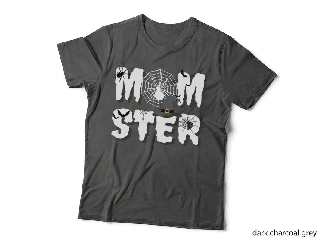 Retro Halloween Designs Momster Present T-Shirt