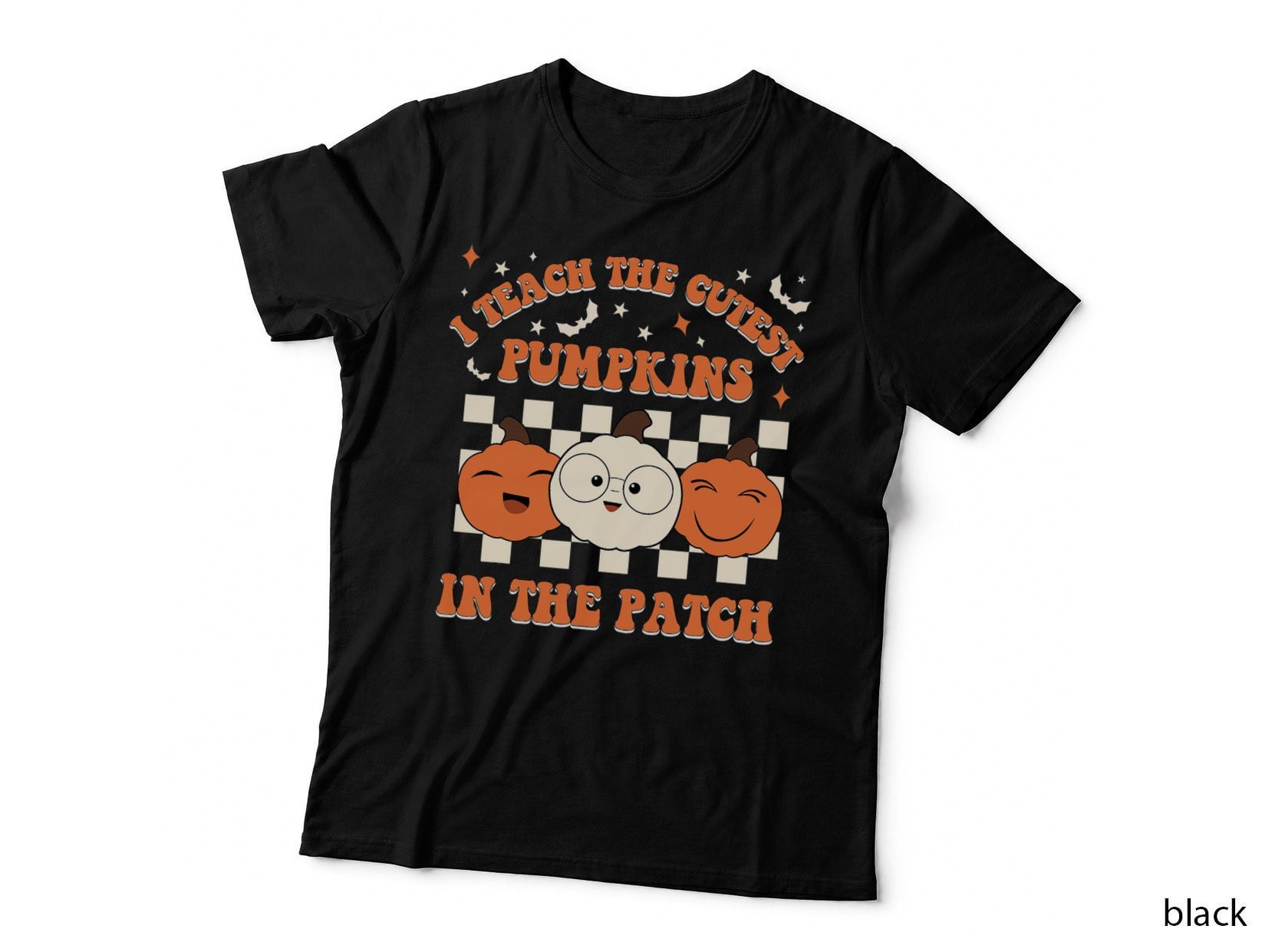 Retro Halloween I Teach the Cutest Pumpkins in the Patch T-Shirt