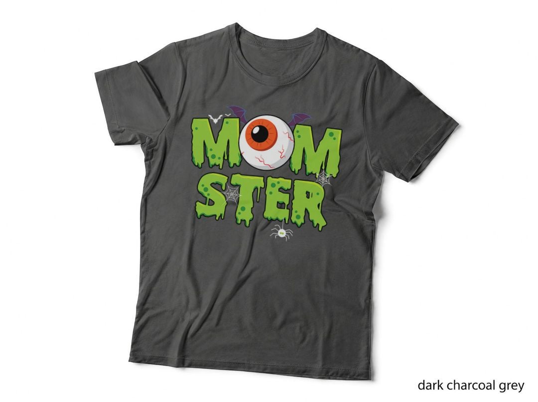 Retro Mom Momster Mother Halloween Costume Family Matching T-Shirt