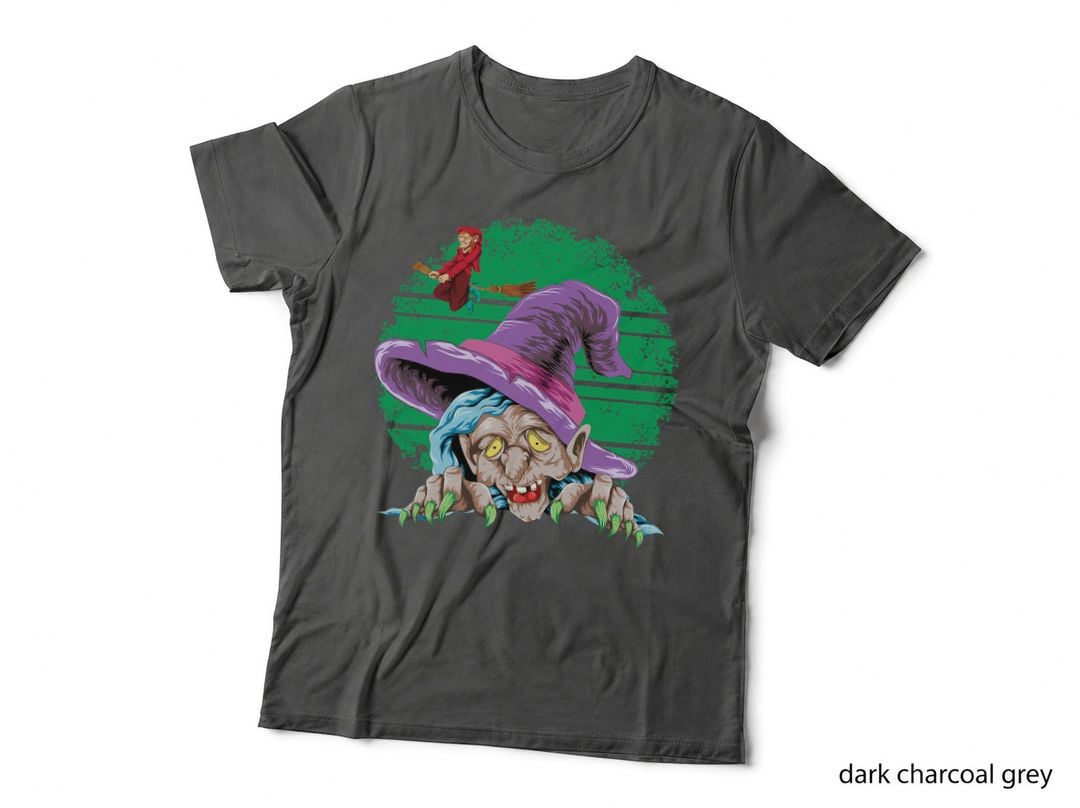 Retro Spooky Halloween Costume Witchcraft Witch T-Shirt