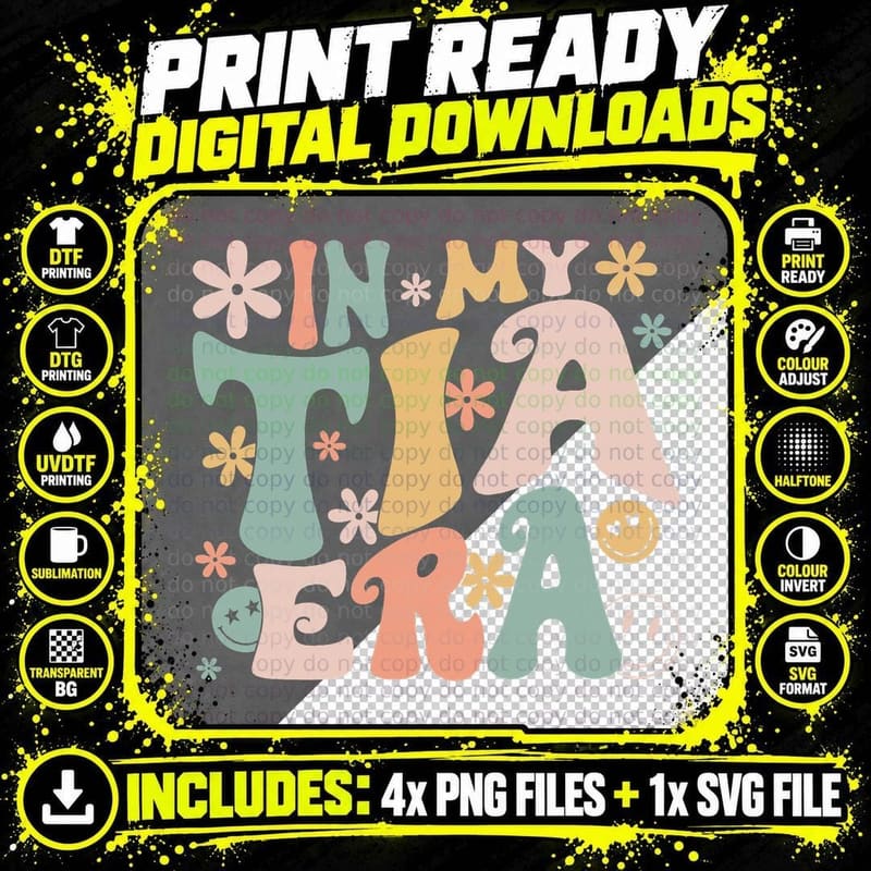 Retro Vibe Era Aesthetic T-Shirt, in My Era Tee Png SVG Digital Bundle