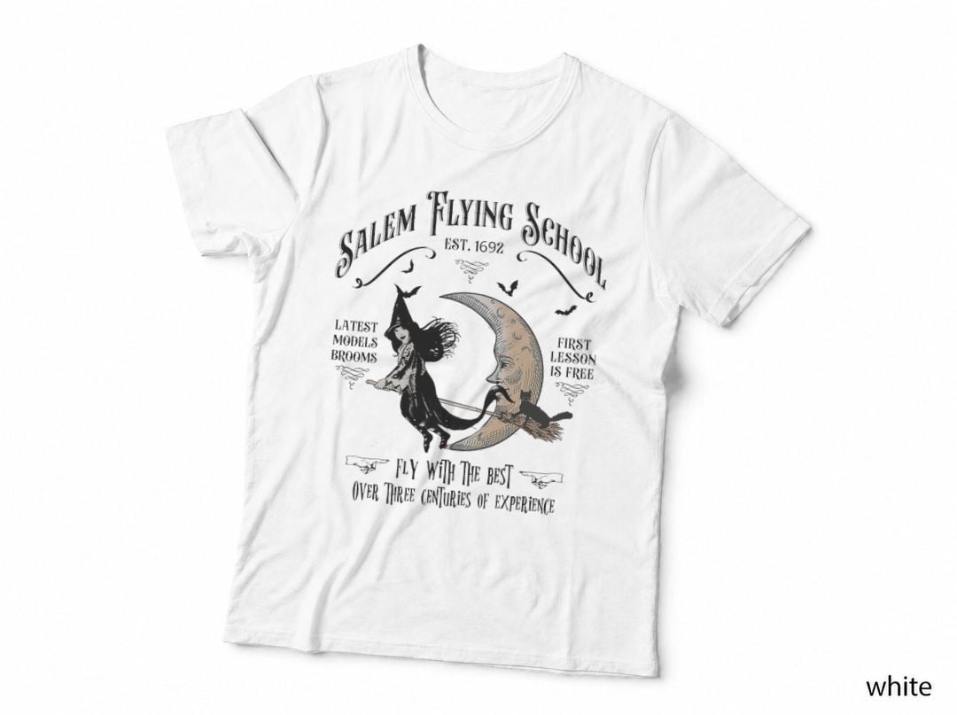 Salem Flying School, Halloween Witch Girls Trip Salem T-Shirt