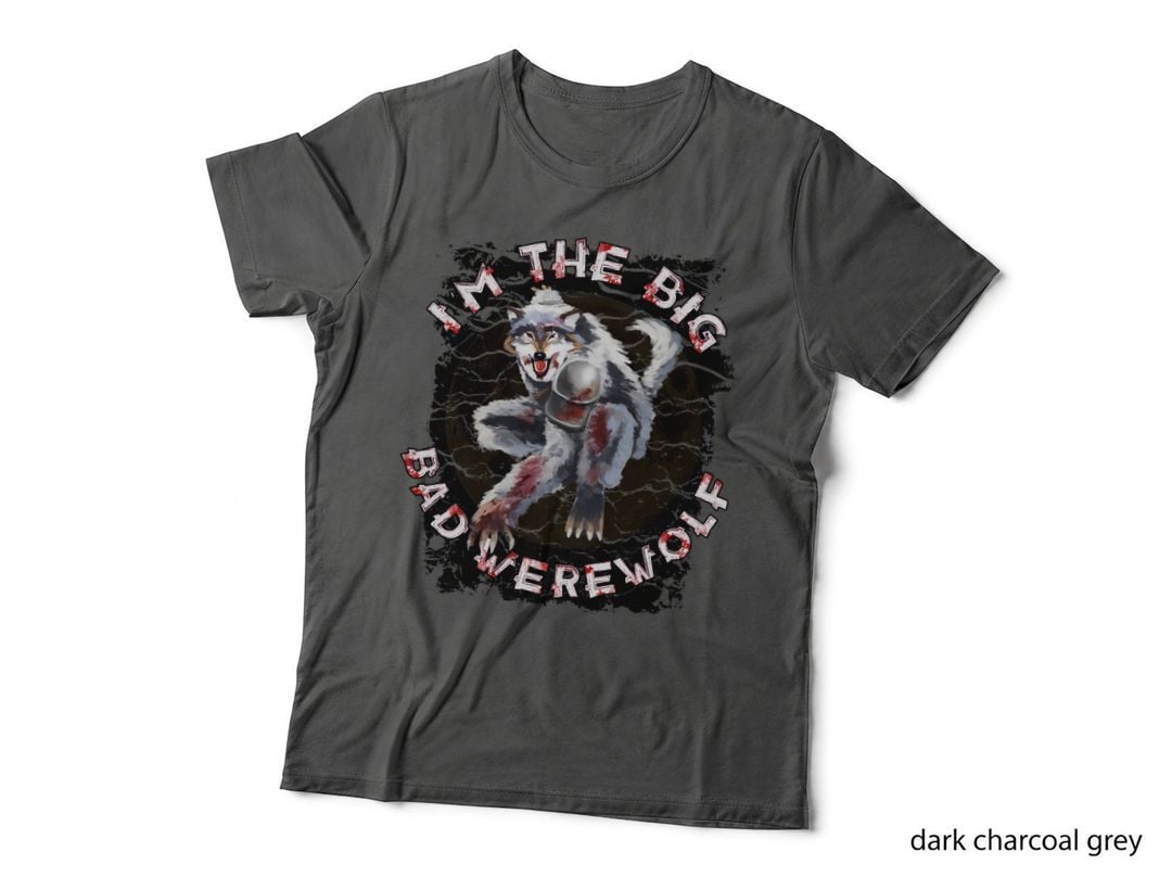 Scary I'm the Big Bad Werewolf - Easy Wolf Halloween Costume T-Shirt