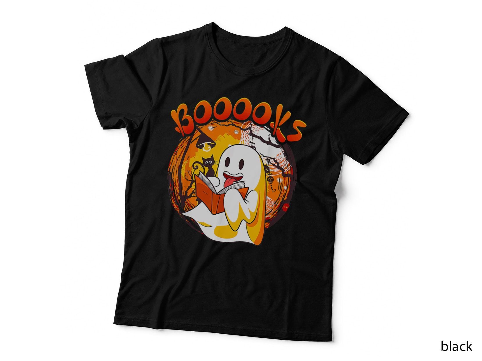 Scary Librarian Read More Books Halloween Teachers T-Shirt