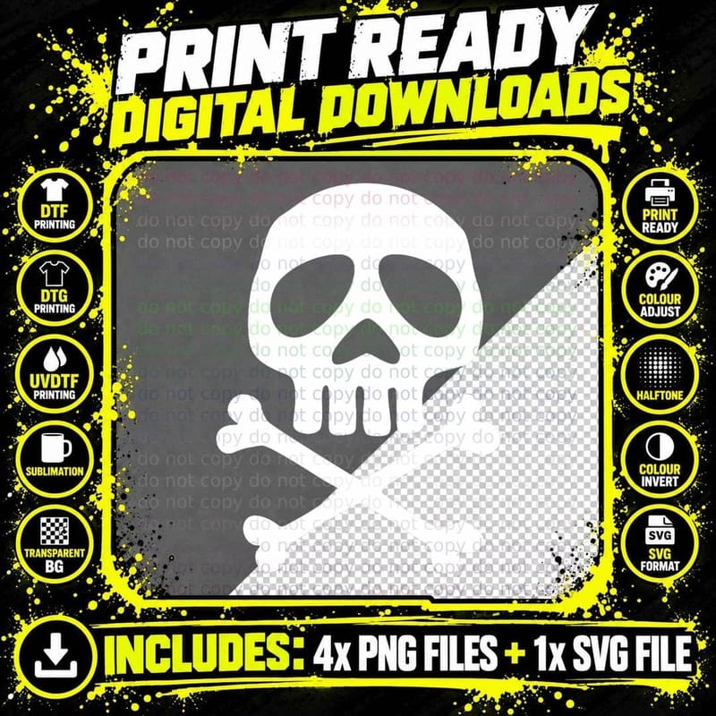 Skull, Space Pirate, Captain Party Halloween Day of the Png SVG Digital Bundle