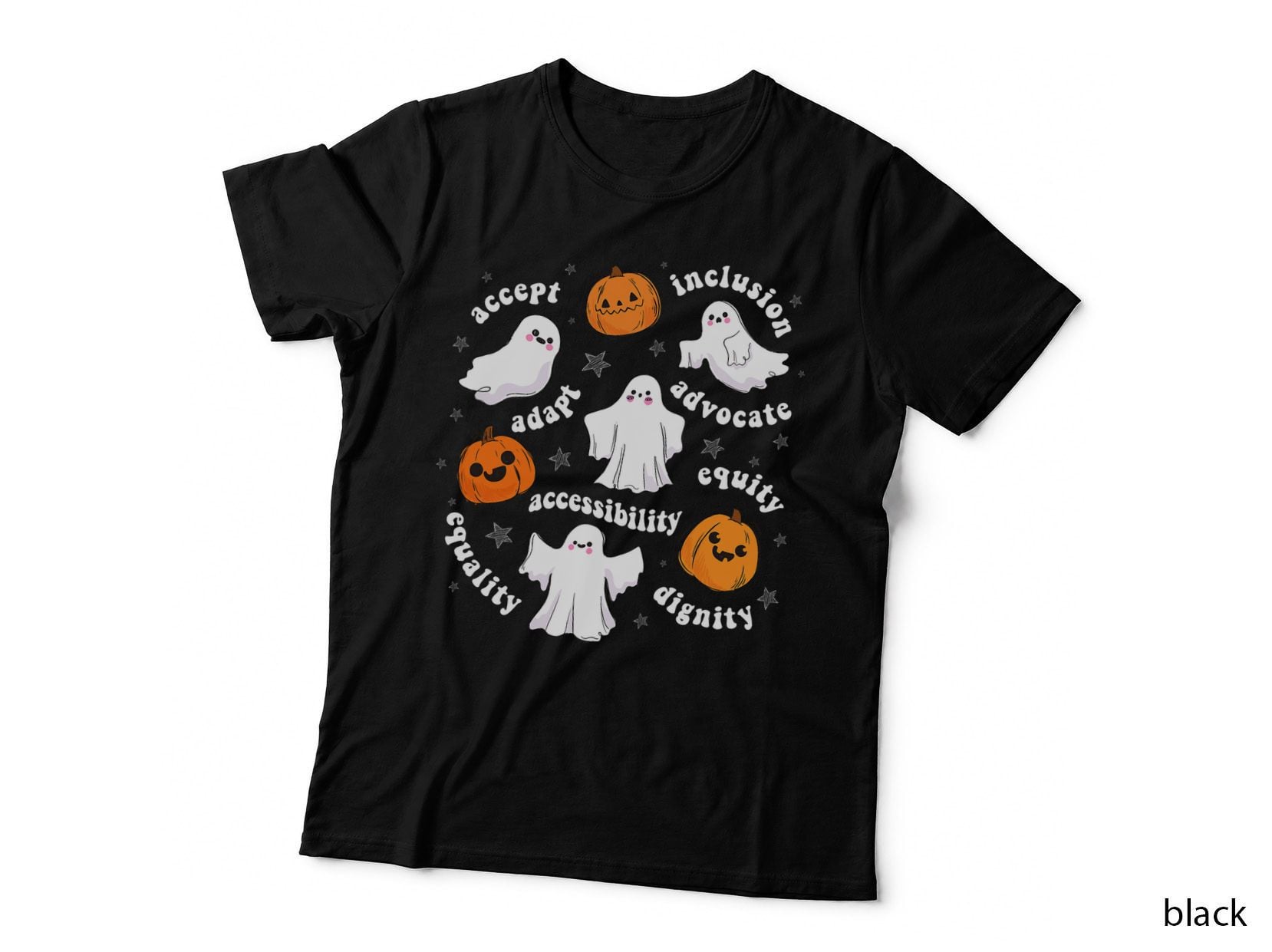 Special Education Teacher Funny Halloween Ghost Pumpkin Sped T-Shirt