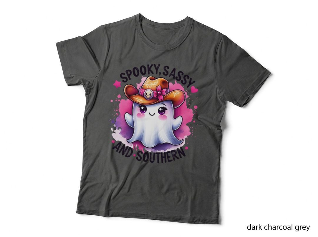 Spooky Sassy and Southern, Retro Vintage, Funny Aesthetic, Gift T-Shirt