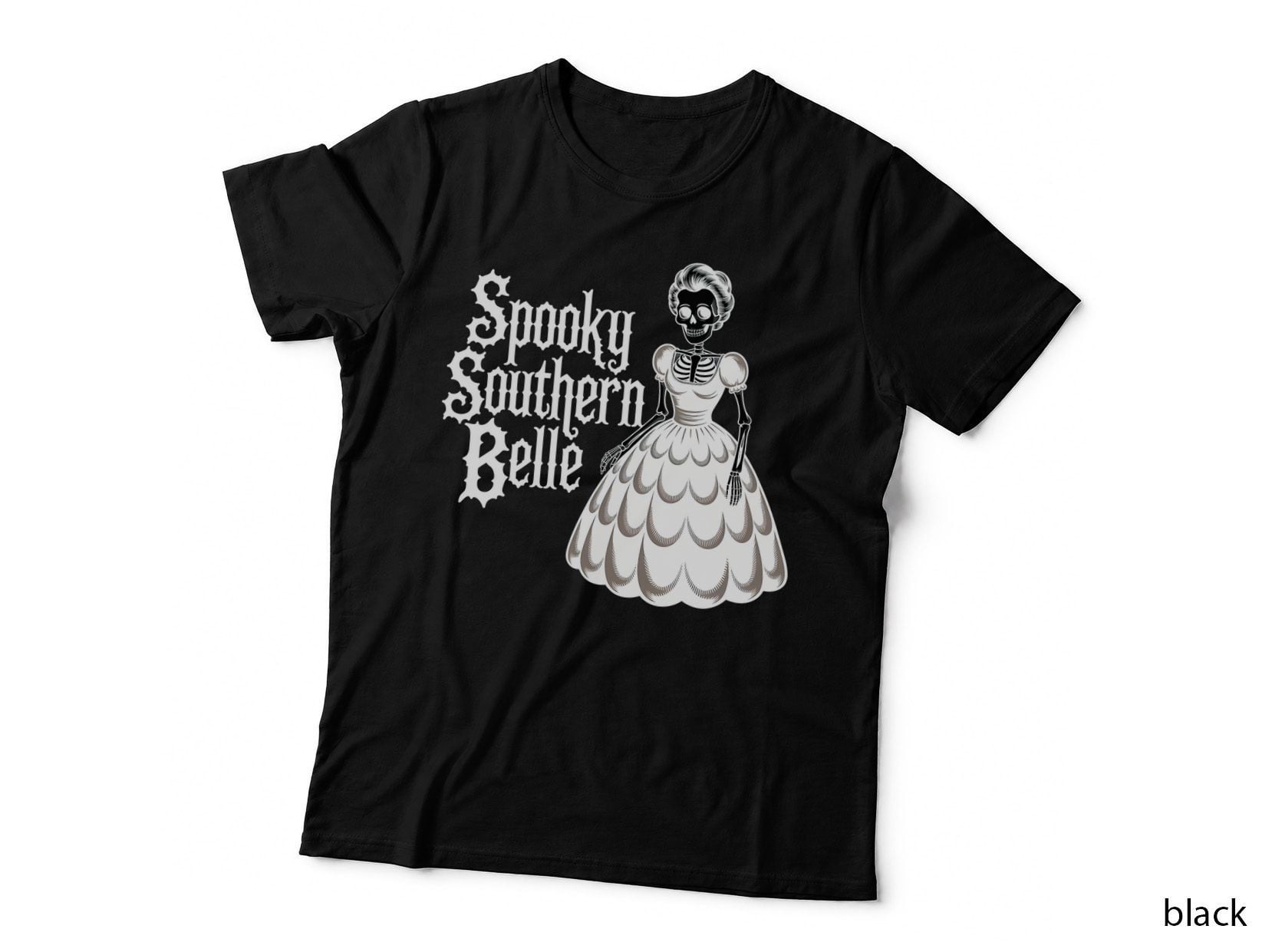 Spooky Southern Belle Cartoon, Retro Vintage, Trendy Outfit, Gift T-Shirt