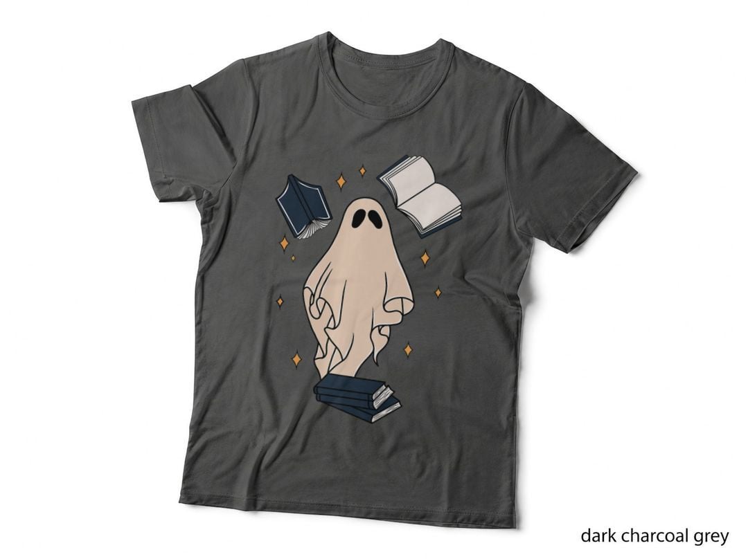 Spooky Teacher Ghost Books Halloween Retro Teacher's Day, Halloween T-Shirt