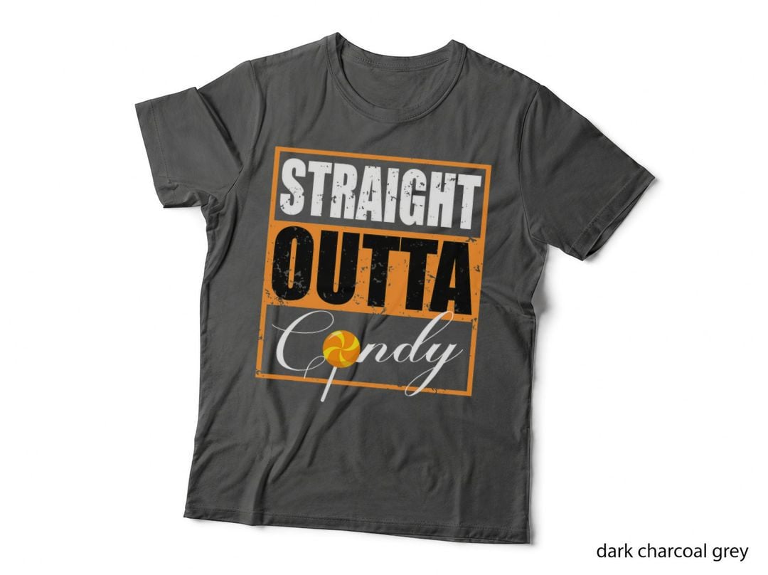 Straight Outta Candy Funny Vintage Halloween Costume T-Shirt