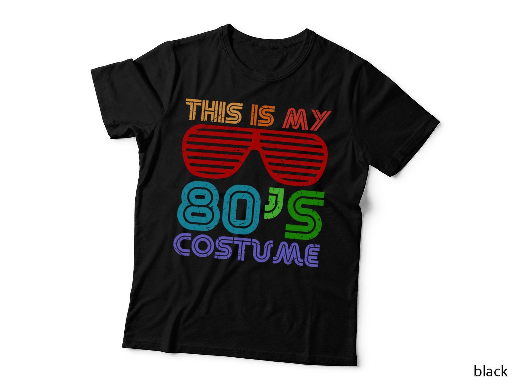 THIS IS MY 80s Costume 1980s Retro Vintage Halloween T-Shirt