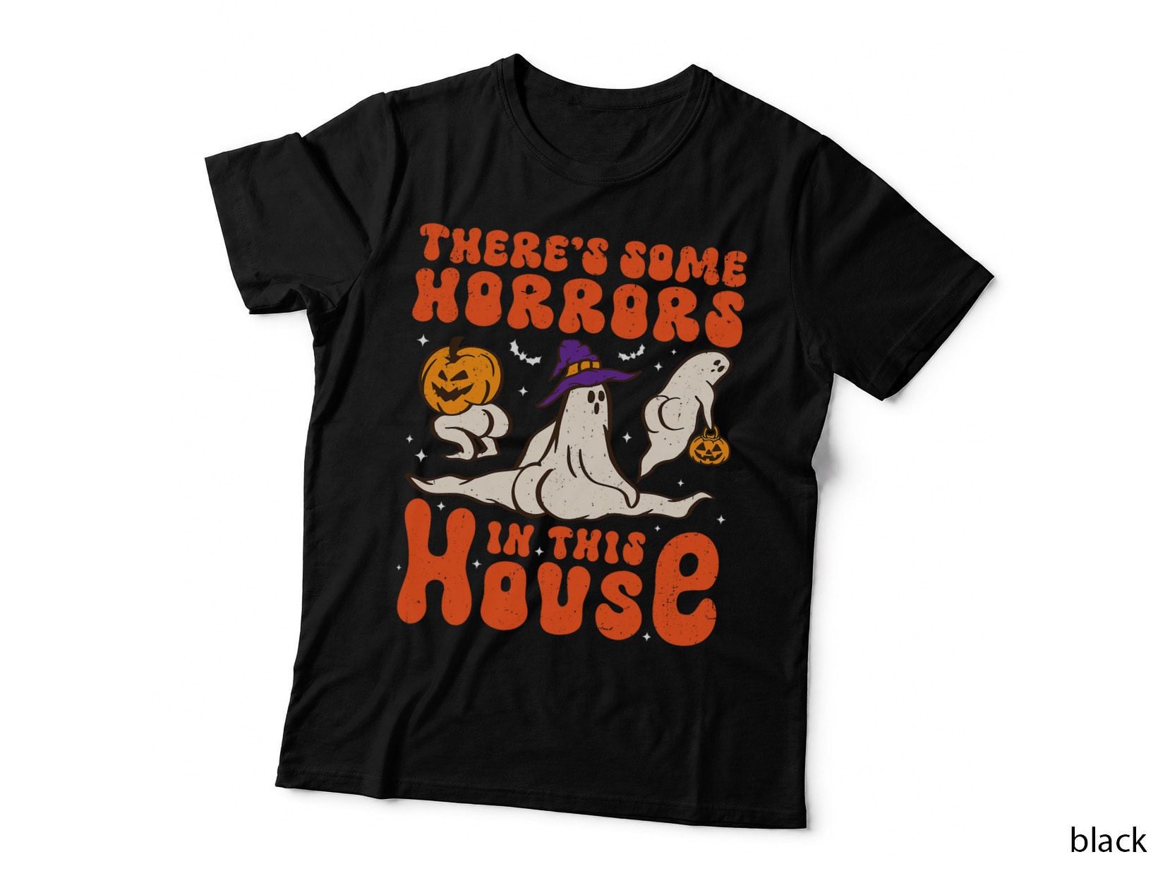 There's Some Horrors in This House Funny Ghosts Halloween T-Shirt