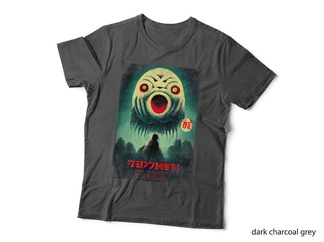 Vintage Monster Horror Poster AI Art Halloween Poster Retro T-Shirt