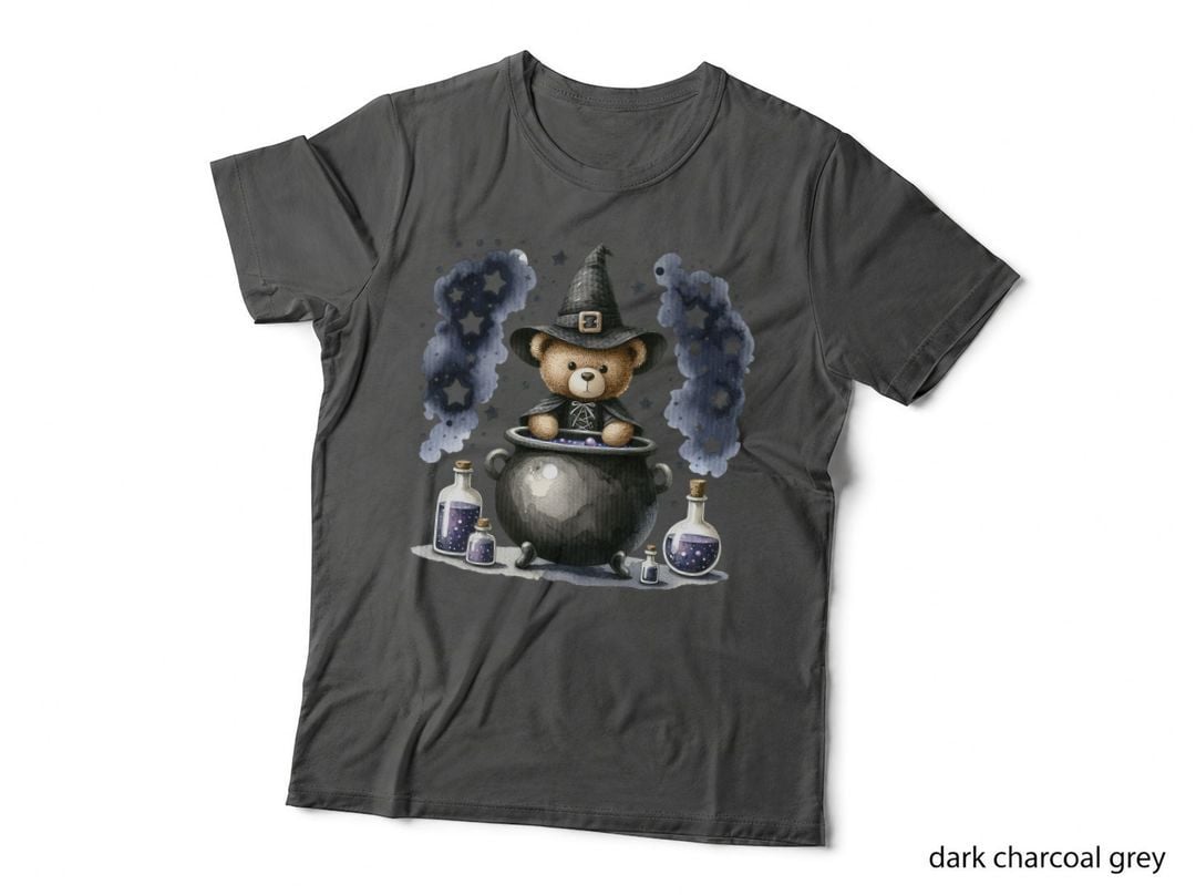 Witch Bear Halloween, Horror, Cute T-Shirt