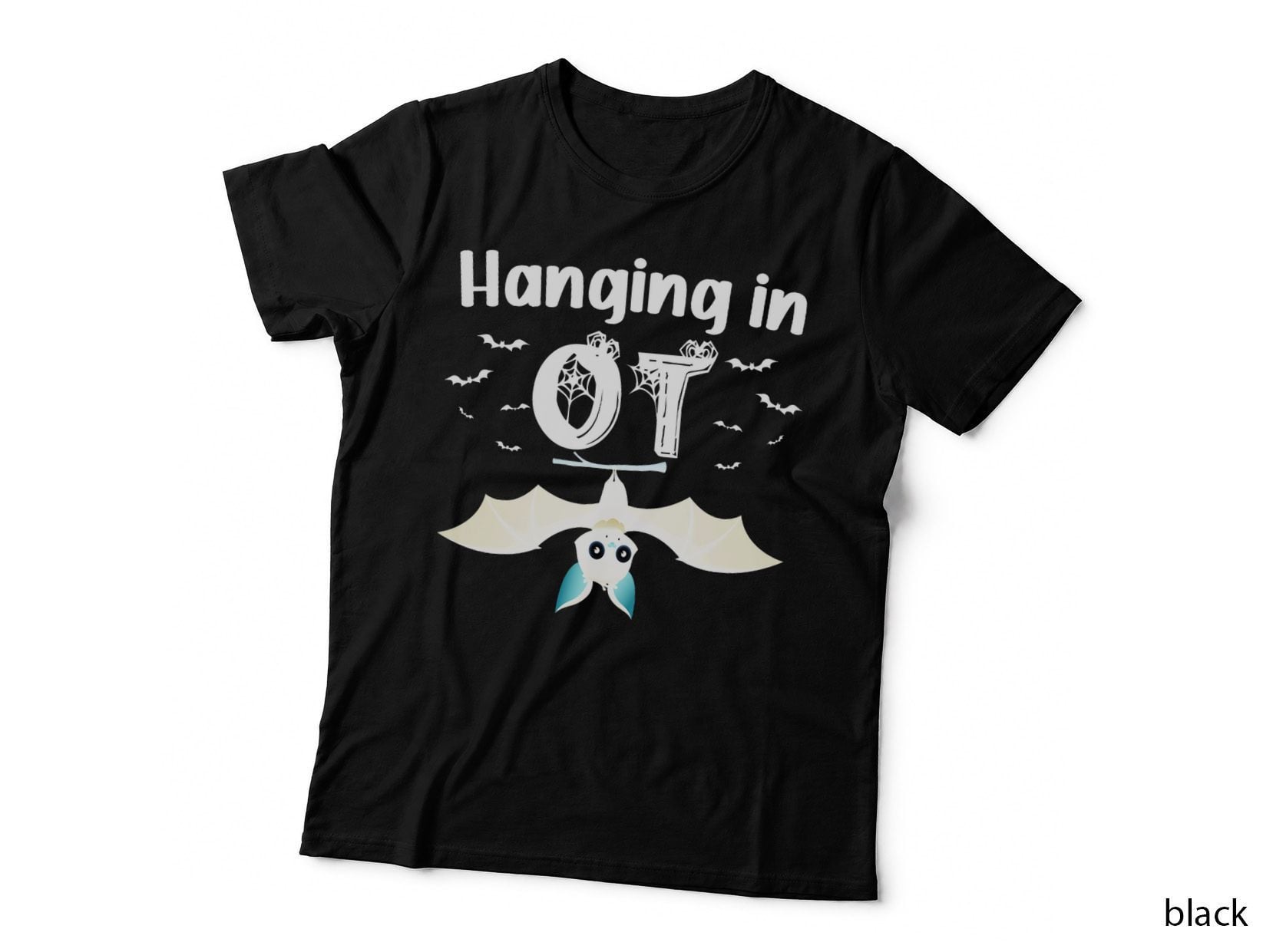 Wnzb Hanging in OT Funny Bat Occupational Therapy Halloween T-Shirt