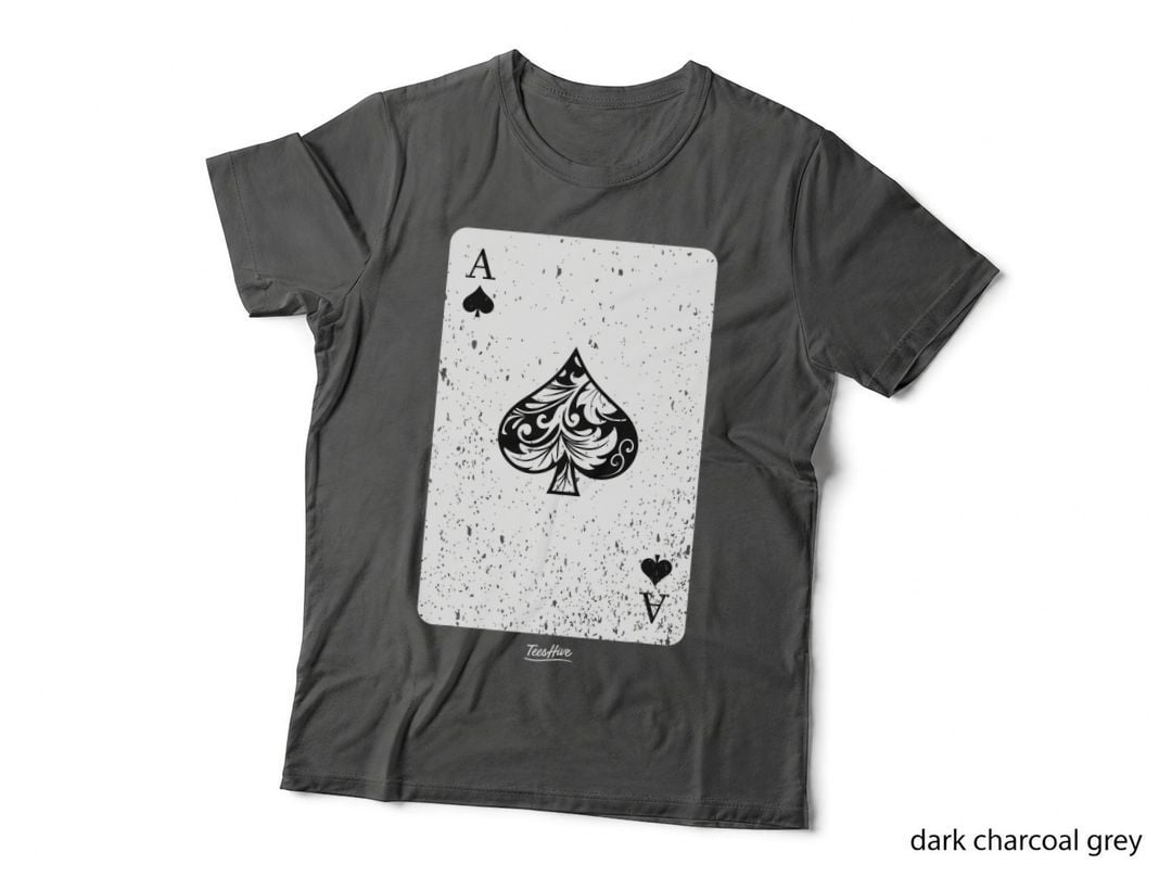 Ace of Spades Halloween Costume Deck Card Poker Player Shirt T-Shirt