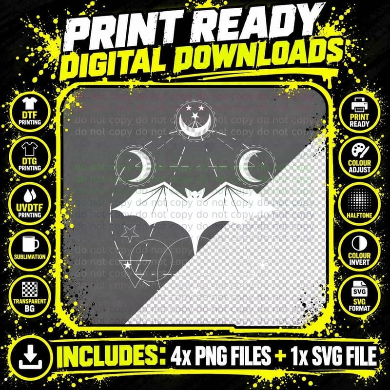 Adult Bat Costume Men for Women Kids Easy Halloween Png SVG Digital Bundle