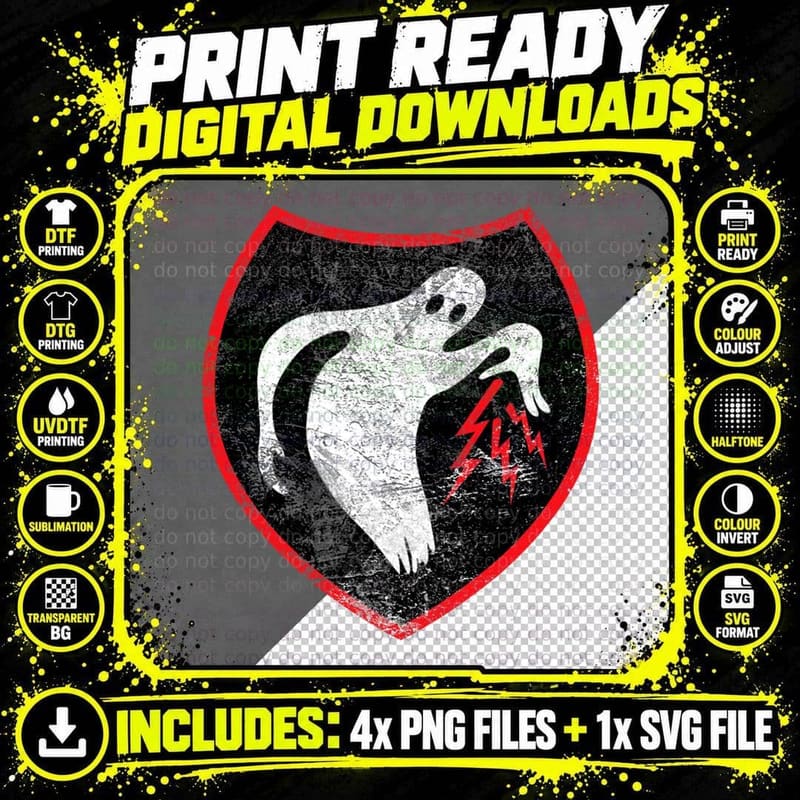 American Marauder WWII Ghost Army T-Shirt Png SVG Digital Bundle