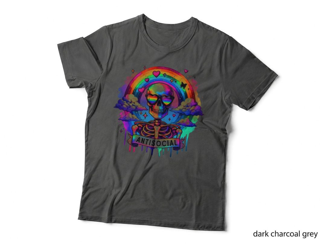 Anti Social Club Shirt, Skeleton Anti Club Shirts, Social T-Shirt