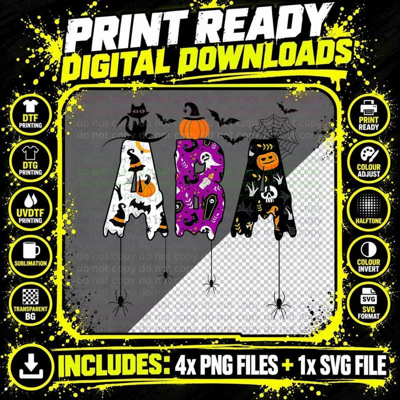 Applied Behavior Analysis ABA Halloween Costume Cute Png SVG Digital Bundle