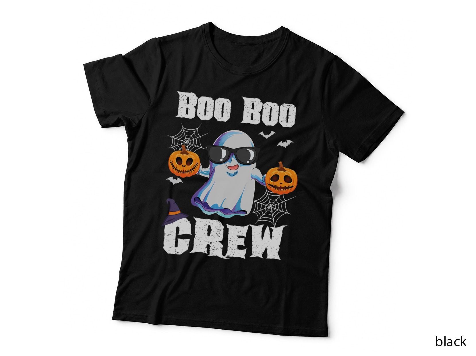 Boo Boo Crew Ghost Nurse Retro Halloween Custome Nursing RN T-Shirt