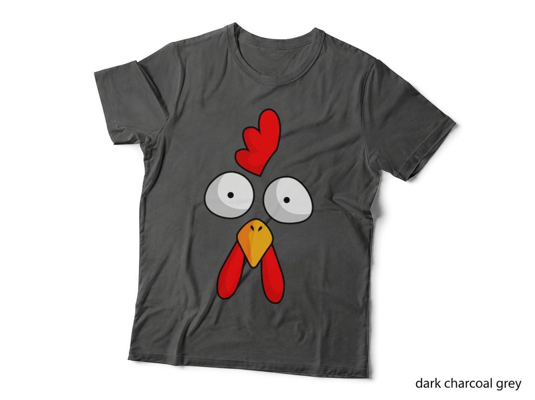 Chicken Face Rooster Halloween Costume Farm Poultry T-Shirt