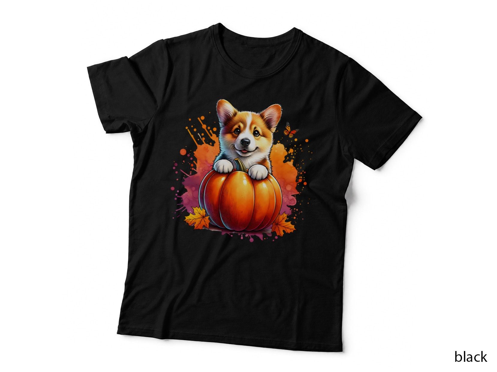Corgi Pumpkin Halloween, Dog Lover, Cute T-Shirt