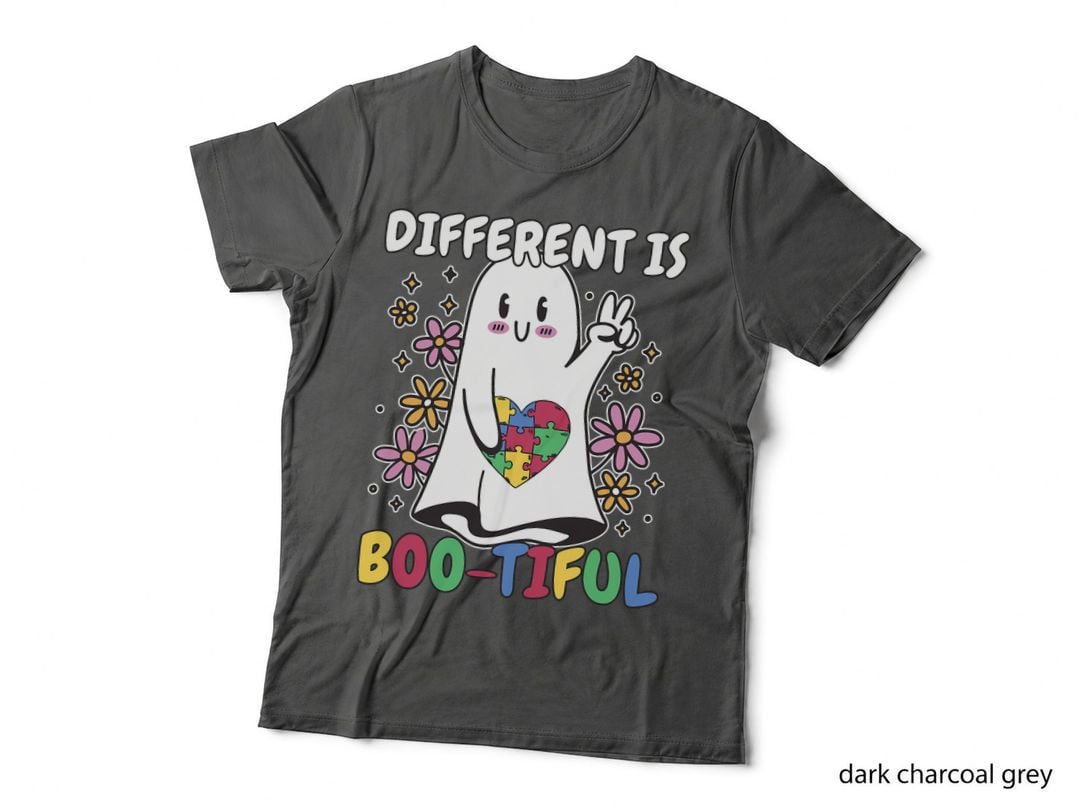 Different Is Boo-Tiful Autism Awareness Halloween Costume T-Shirt